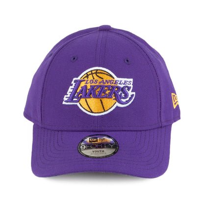 Gorra de béisbol niño 9FORTY NBA The League L.A. Lakers de New Era - Morado