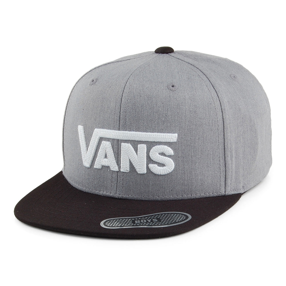 Gorra Snapback niños Drop V II de Vans - Gris-Negro