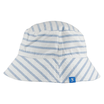 Sombrero de pescador niño Brit Tiburones Reversible de Joules - Azul
