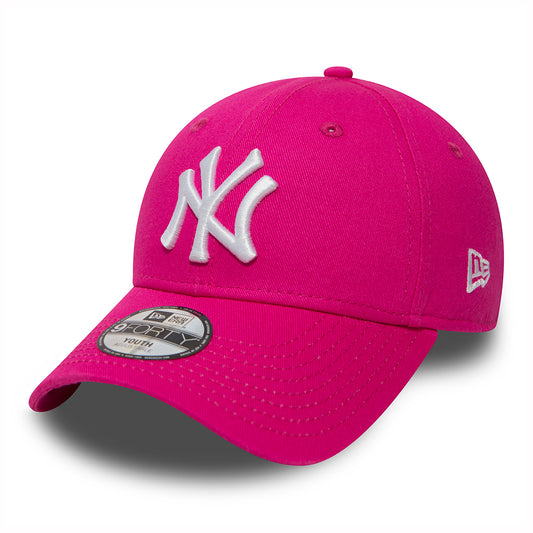 Gorra de béisbol niña 9FORTY MLB League Essential New York Yankees de New Era - Rosa