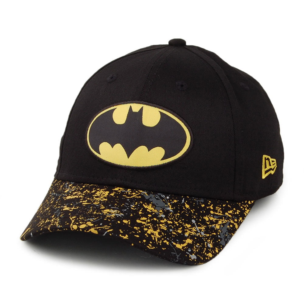 Gorra de béisbol niño 9FORTY Character Paint Splatter Batman de New Era - Negro