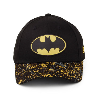 Gorra de béisbol niño 9FORTY Character Paint Splatter Batman de New Era - Negro