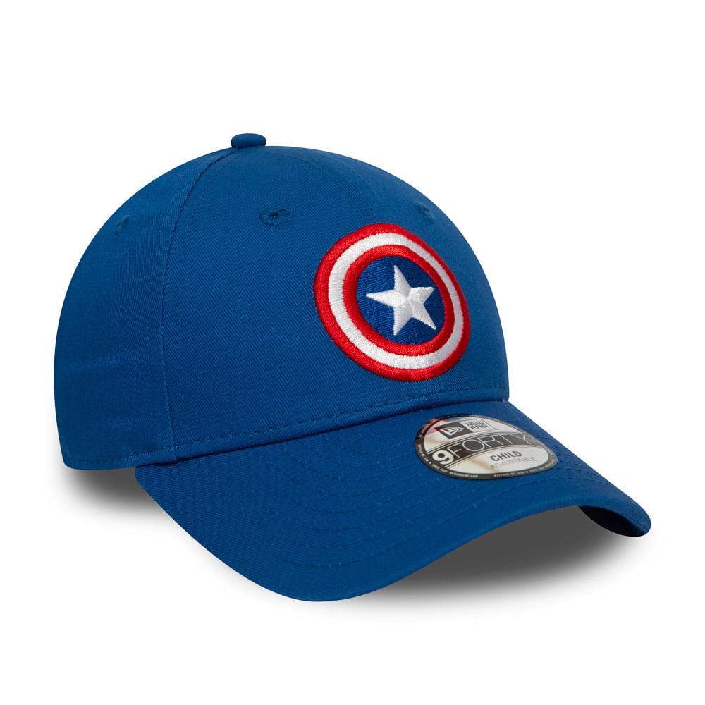 Gorra de béisbol niño 9FORTY Capitán America de New Era - Azul