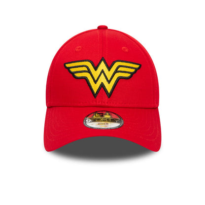 Gorra de béisbol niño 9FORTY Wonder Woman de New Era - Rojo
