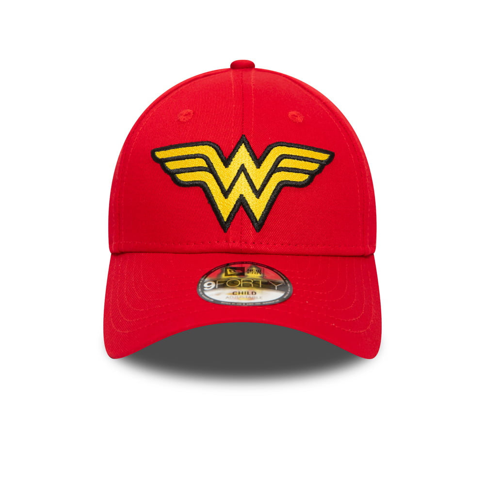 Gorra de béisbol niños 9FORTY Wonder Woman de New Era - Rojo