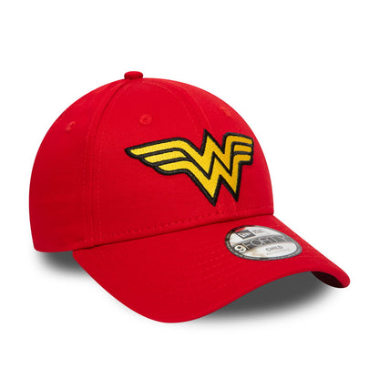 Gorra de béisbol niños 9FORTY Wonder Woman de New Era - Rojo