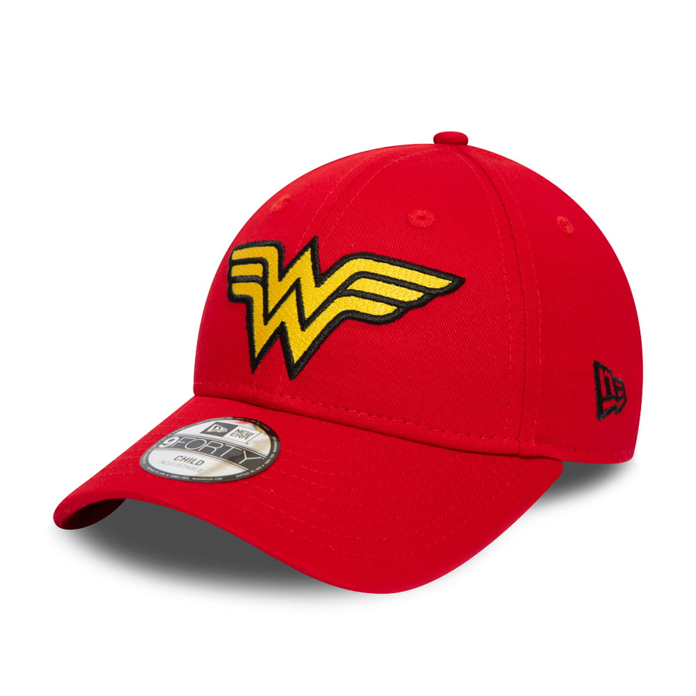 Gorra de béisbol niños 9FORTY Wonder Woman de New Era - Rojo