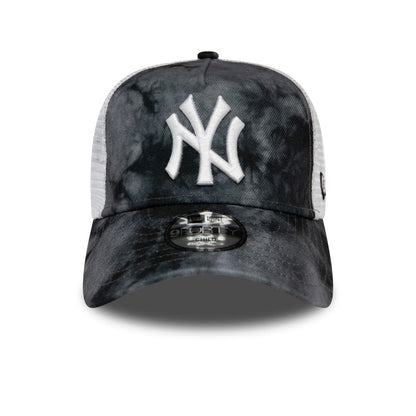 Gorra Trucker niño 9FORTY MLB Tie Dye New York Yankees de New Era - Negro