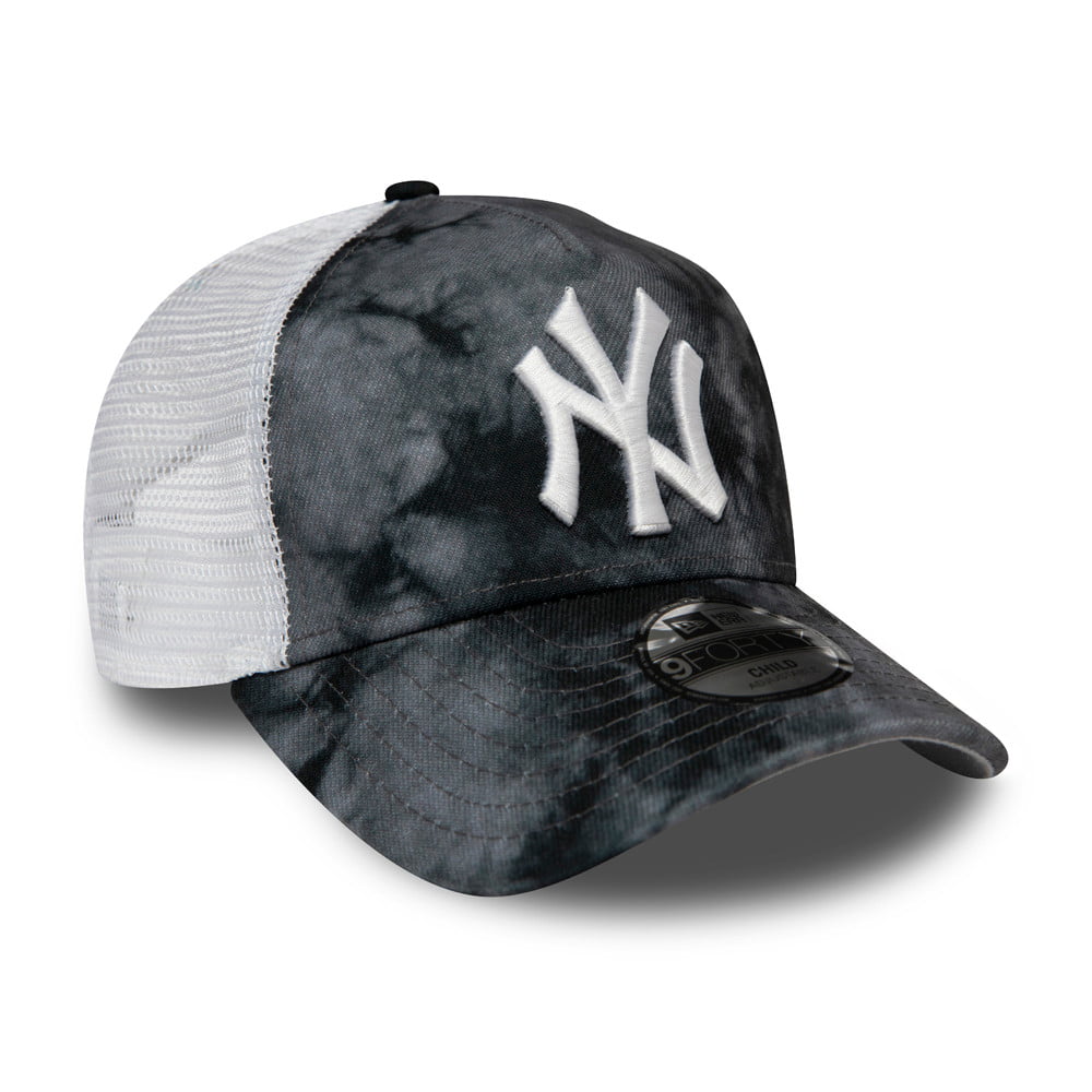 Gorra Trucker niño 9FORTY MLB Tie Dye New York Yankees de New Era - Negro