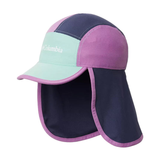 Gorra con solapa niños Cachalot II de Columbia - Menta-Morado-Azul Marino