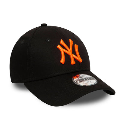Gorra de béisbol niño 9FORTY MLB New York Yankees de New Era - Negro-Naranja