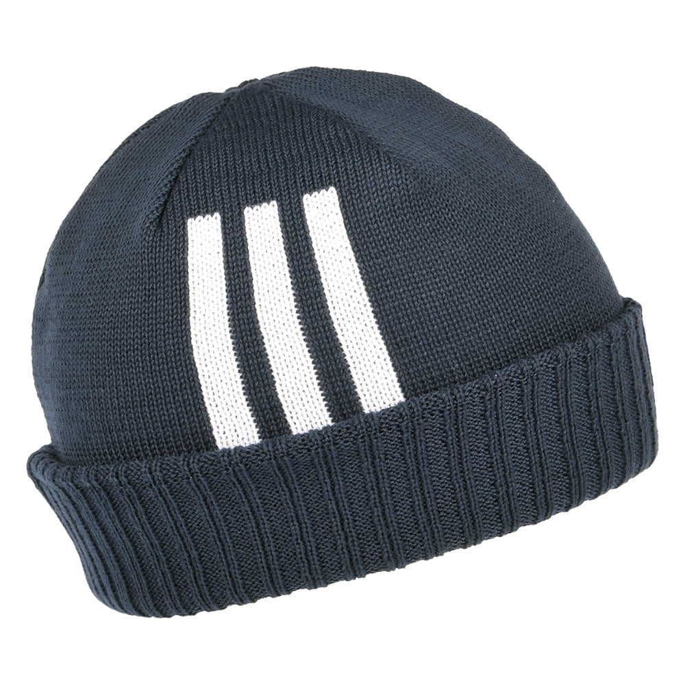 Gorro Beanie niños 3 Stripes de Adidas - Azul Marino