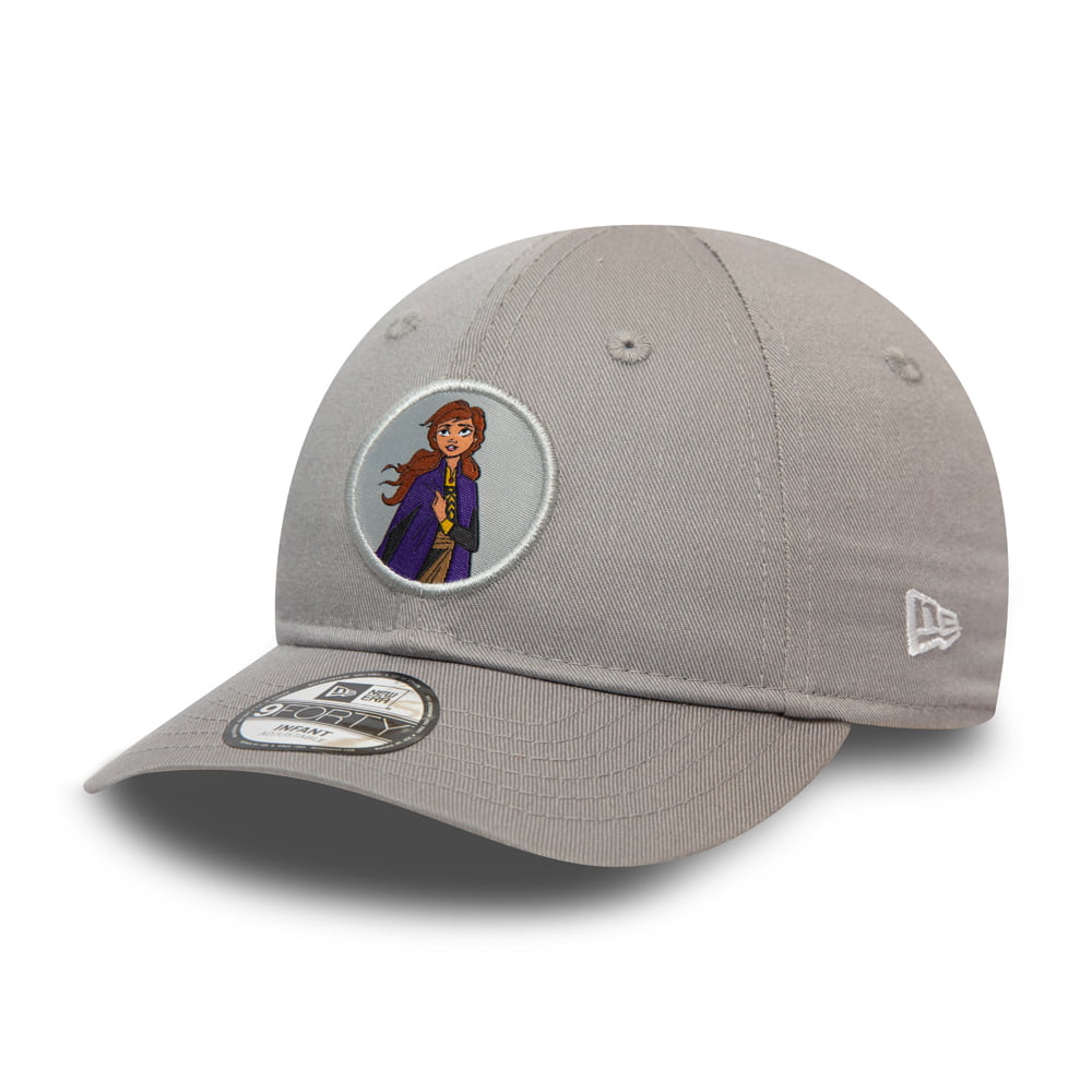 Gorra de béisbol bebé 9FORTY Disney Character Logo Anna de New Era - Gris