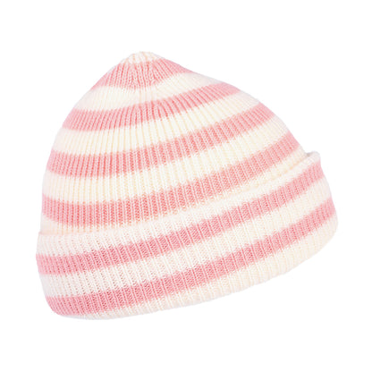 Gorro Beanie Milo de Barts - Rosa-Blanco