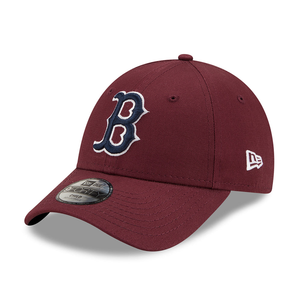 Gorra de béisbol 9FORTY MLB League Essential Boston Red Sox de New Era - Granate-Azul Marino