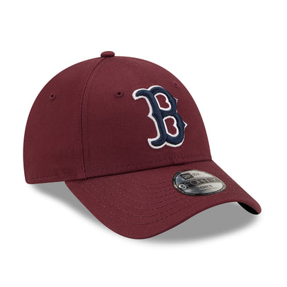 Gorra de béisbol 9FORTY MLB League Essential Boston Red Sox de New Era - Granate-Azul Marino