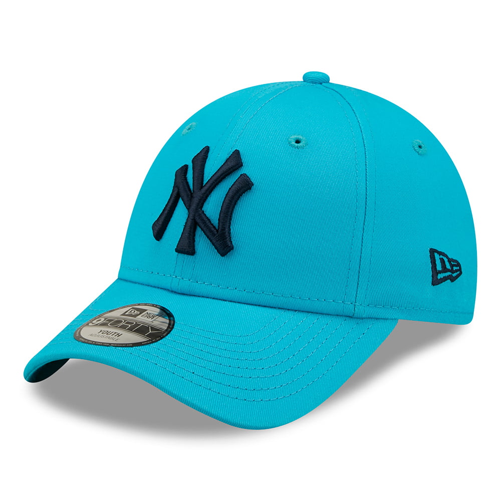 Gorra de béisbol niño 9FORTY MLB League Essential New York Yankees de New Era - Turquesa-Azul Marino