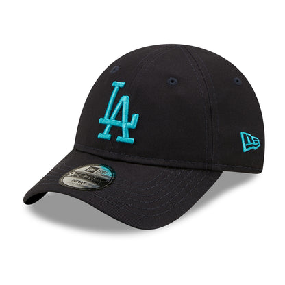 Gorra de béisbol bebé 9FORTY MLB League Essential L.A. Dodgers de New Era - Azul Marino-Turquesa