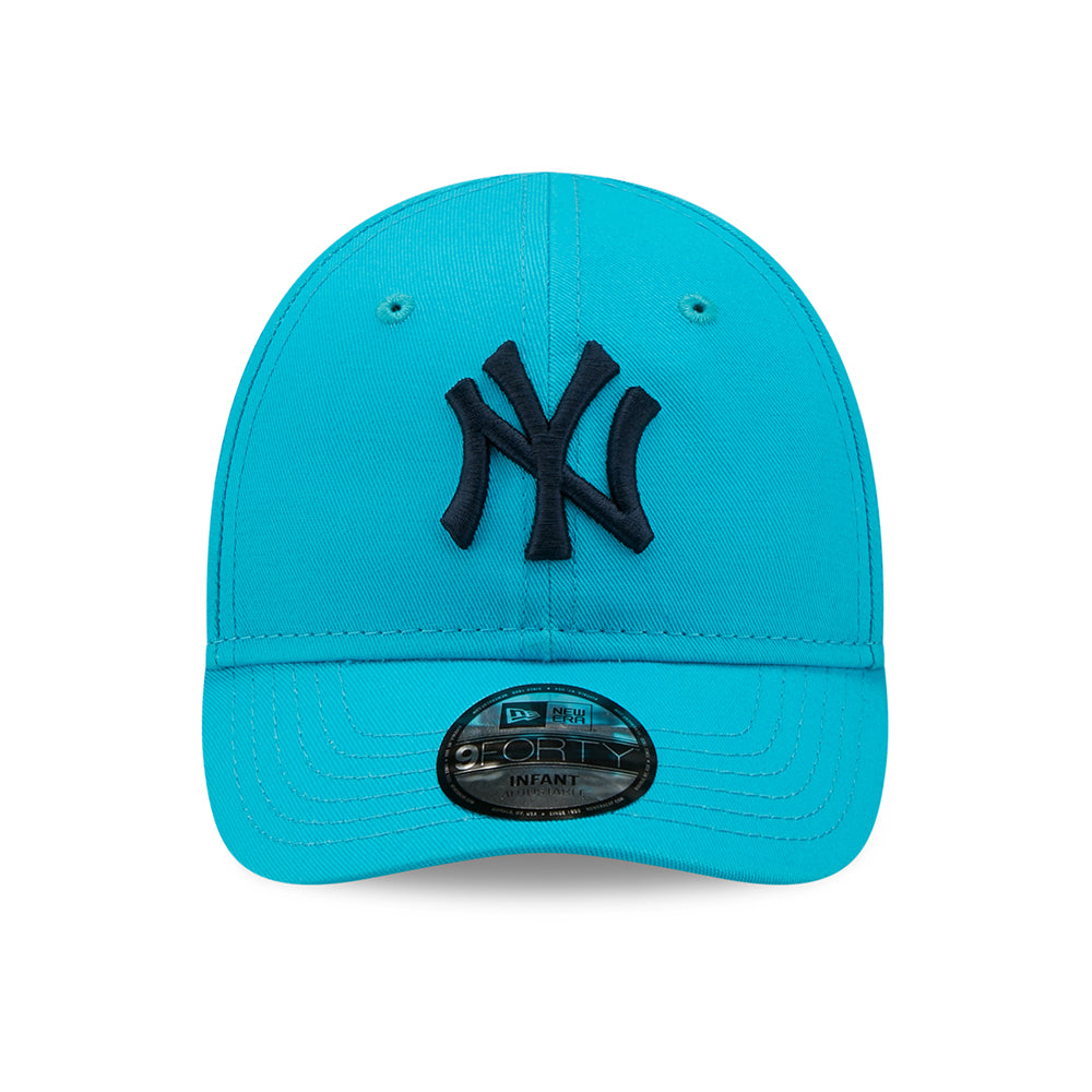 Gorra de béisbol bebé 9FORTY MLB League Essential New York Yankees de New Era - Turquesa-Azul Marino