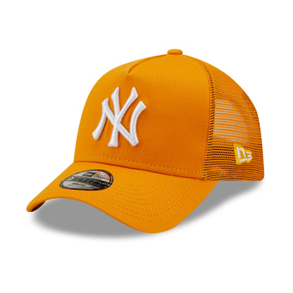 Gorra Trucker niño 9FORTY A-Frame MLB Tonal Mesh New York Yankees de New Era - Naranja