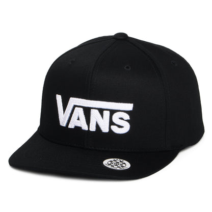 Gorra Snapback niños Drop V II de Vans - Negro-Blanco
