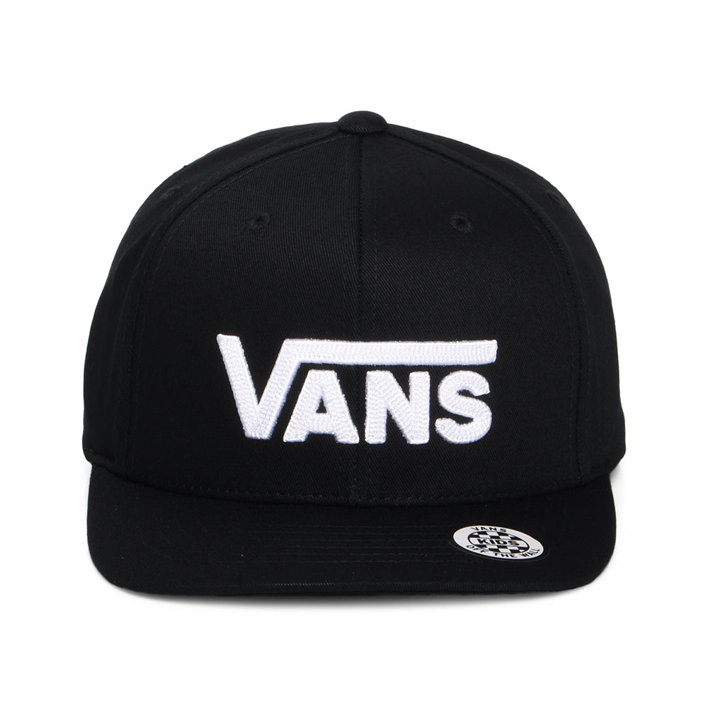 Gorra Snapback niños Drop V II de Vans - Negro-Blanco