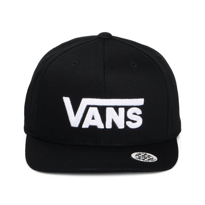 Gorra Snapback niños Drop V II de Vans - Negro-Blanco
