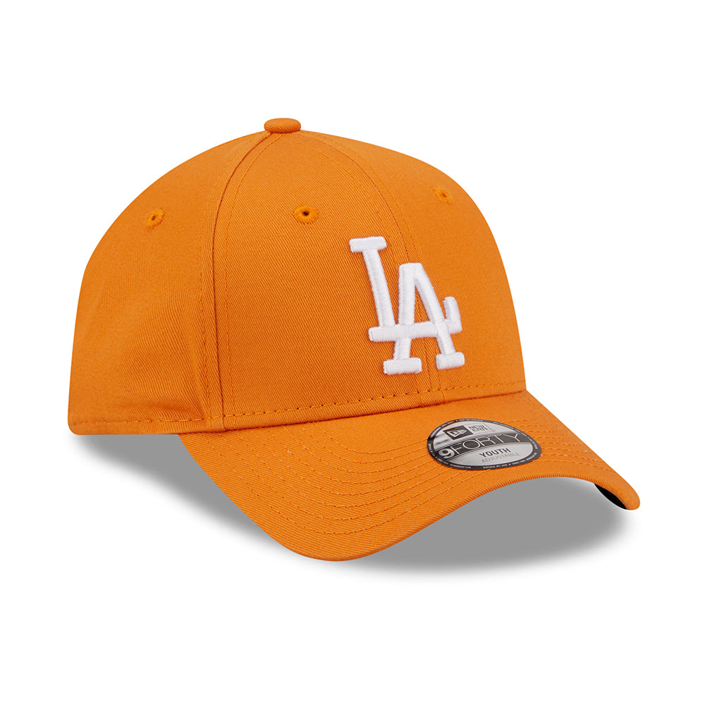 Gorra de béisbol niño 9FORTY MLB League Essential II L.A. Dodgers de New Era - Naranja-Blanco