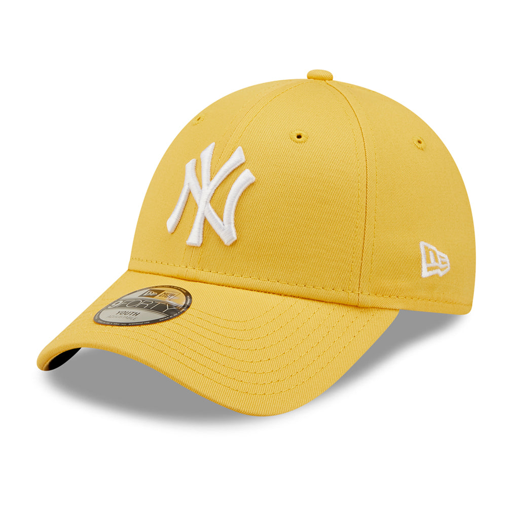 Gorra de béisbol niños 9FORTY MLB League Essential New York Yankees de New Era - Amarillo-Blanco