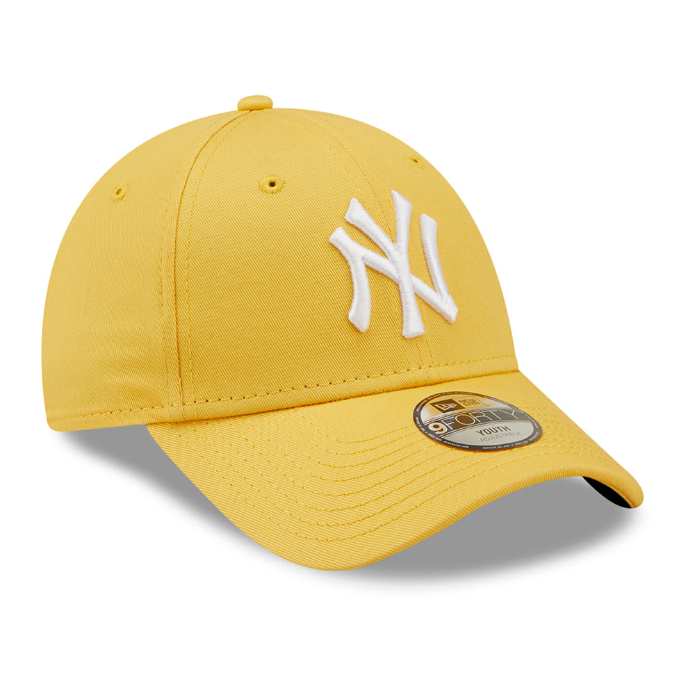 Gorra de béisbol 9FORTY MLB League Essential New York Yankees de New Era - Amarillo-Blanco