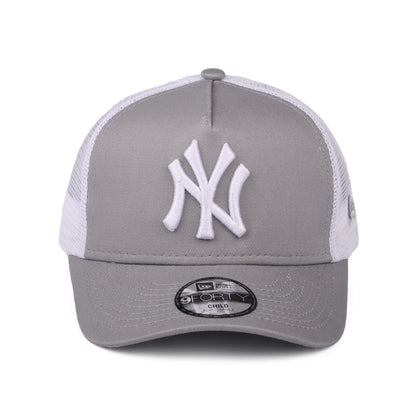 Gorra Trucker niños 9FORTY A-Frame Essential New York Yankees de New Era - Grafito-Blanco