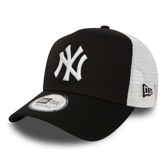 Gorra Trucker niños 9FORTY A-Frame MLB Essential New York Yankees de New Era - Negro-Blanco