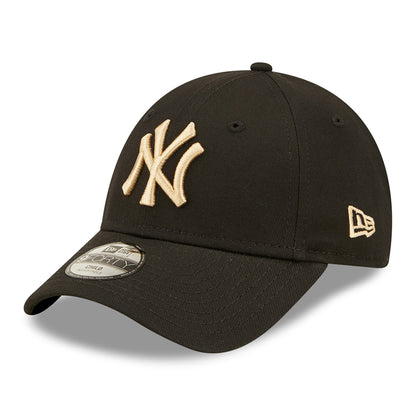 Gorra de béisbol 9FORTY MLB League Essential New York Yankees de New Era - Negro-Avena
