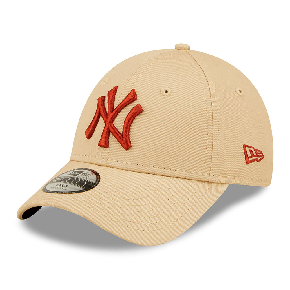 Gorra de béisbol niños 9FORTY MLB League Essential New York Yankees de New Era - Avena-Naranja