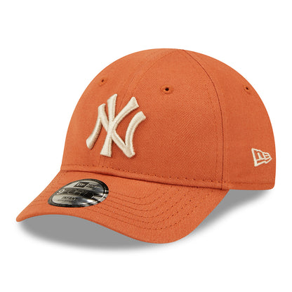 Gorra de béisbol bebé 9FORTY MLB League Essential New York Yankees de New Era - Naranja-Avena