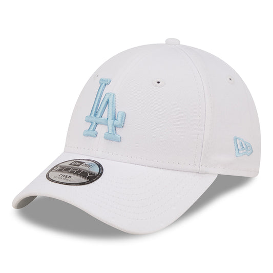 Gorra de béisbol niños 9FORTY MLB League Essential L.A. Dodgers de New Era - Blanco-Azul Claro