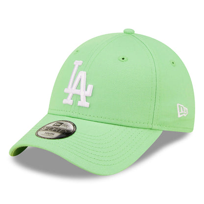 Gorra de béisbol niños 9FORTY MLB League Essential L.A. Dodgers de New Era - Verde Claro-Blanco