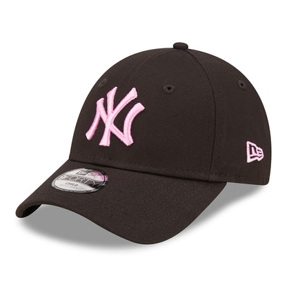 Gorra de béisbol niños 9FORTY MLB League Essential New York Yankees de New Era - Negro-Rosa