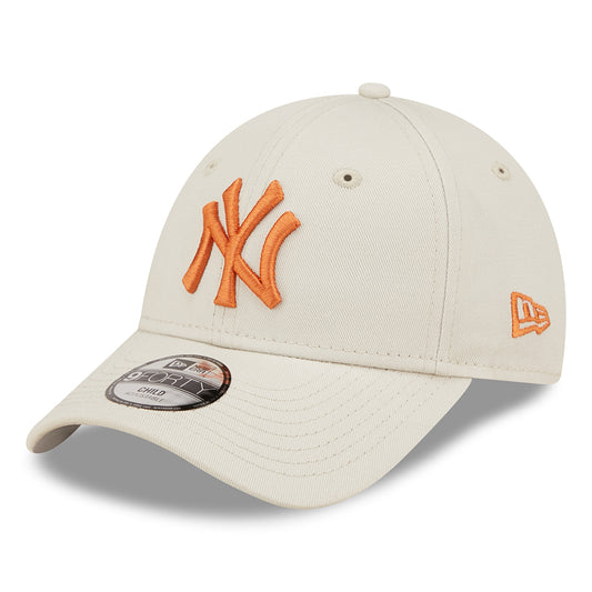 Gorra de béisbol 9FORTY MLB League Essential New York Yankees de New Era - Piedra-Ocre