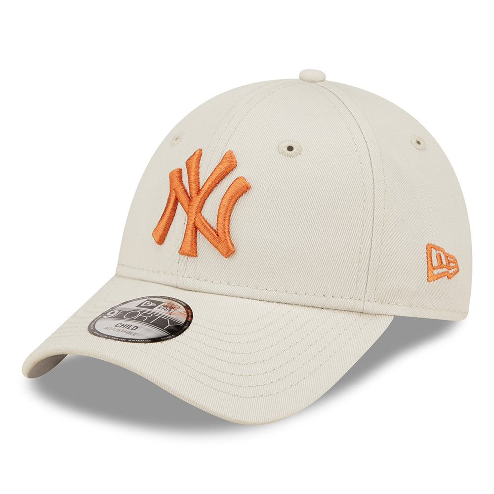 Gorra de béisbol niños 9FORTY MLB League Essential New York Yankees de New Era - Piedra-Ocre