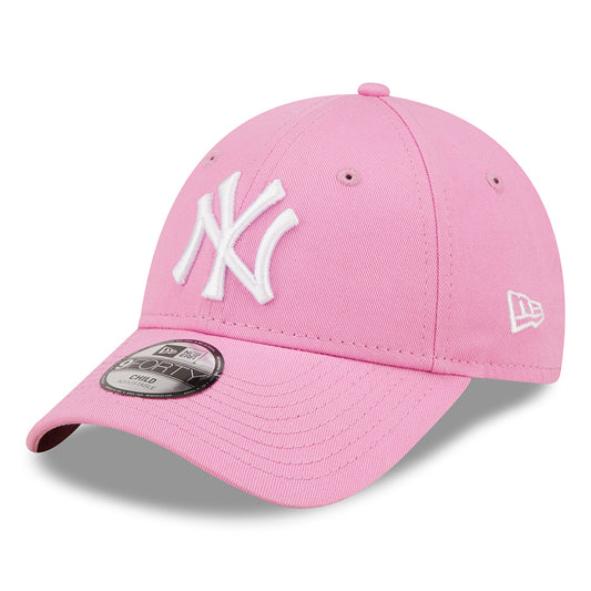 Gorra de béisbol 9FORTY MLB League Essential New York Yankees de New Era - Rosa-Blanco