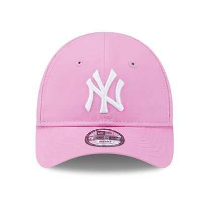 Gorra de béisbol bebé 9FORTY MLB League Essential New York Yankees de New Era - Rosa-Blanco