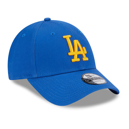 Gorra de béisbol niños 9FORTY MLB League Essential II L.A. Dodgers de New Era - Azul Celeste-Amarillo