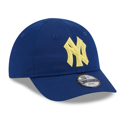Gorra de béisbol bebé 9FORTY MLB Boucle New York Yankees de New Era - Azul-Amarillo