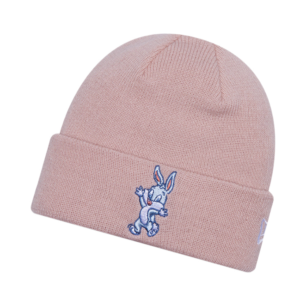 Gorro Beanie niños con vuelta Looney Tunes Knit Bugs Bunny de New Era - Rosa