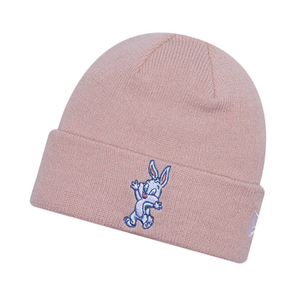 Gorro Beanie niños con vuelta Looney Tunes Knit Bugs Bunny de New Era - Rosa