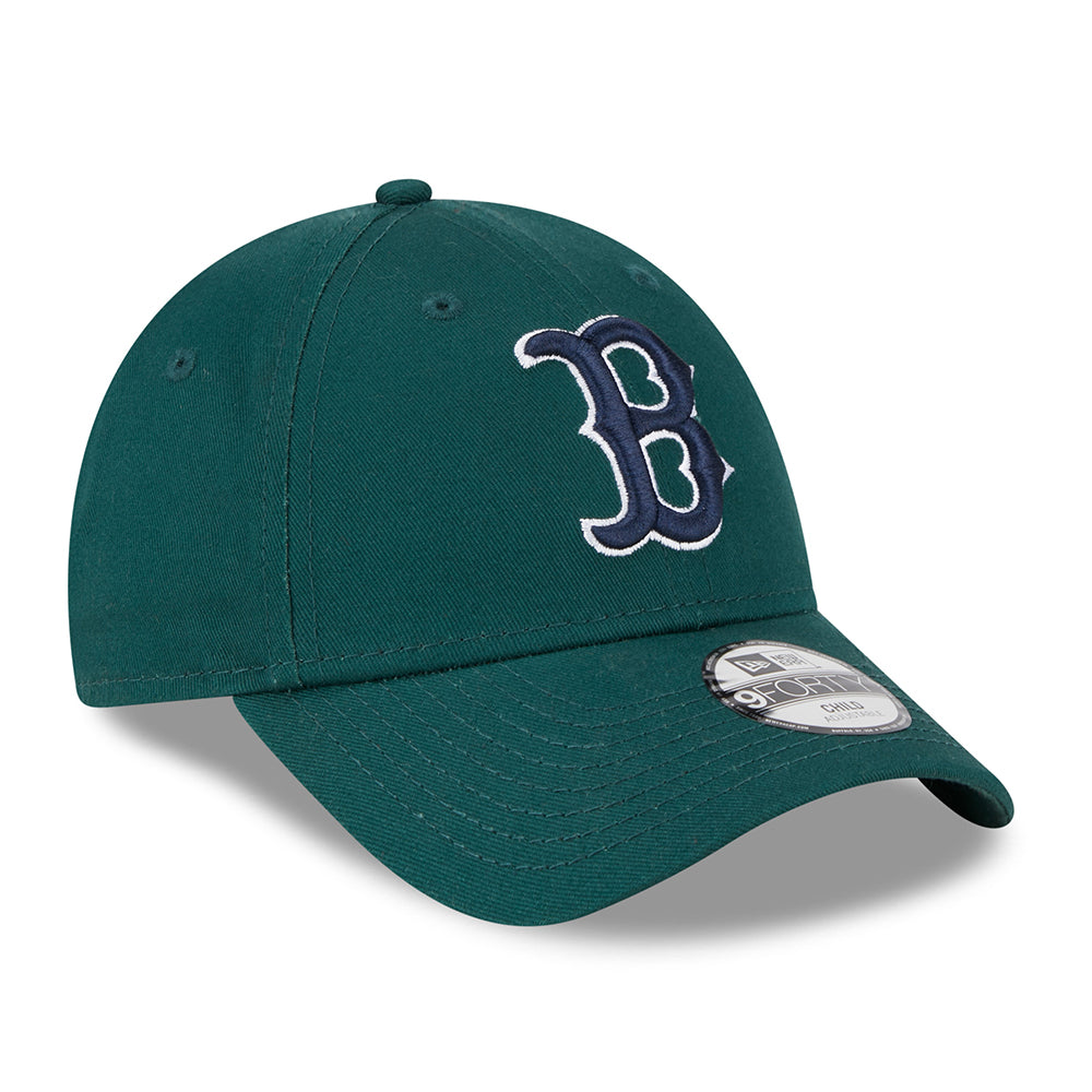Gorra de béisbol 9FORTY MLB League Essential Boston Red Sox de New Era - Verde Oscuro-Azur Marino