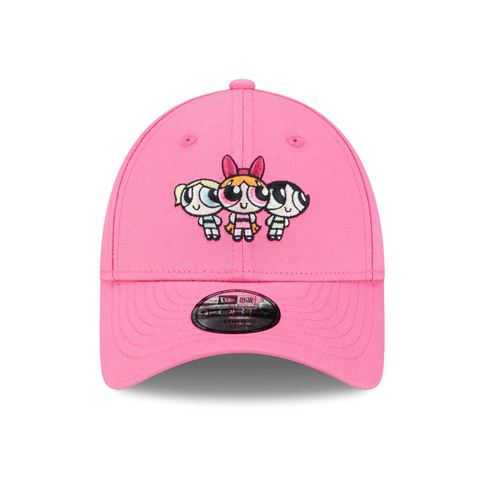 Gorra de béisbol niños 9FORTY Character Las supernenas de New Era - Rosa