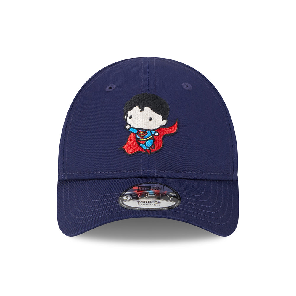 Gorra de béisbol niños 9FORTY Chibi DC Comics Superman de New Era - Azul Marino
