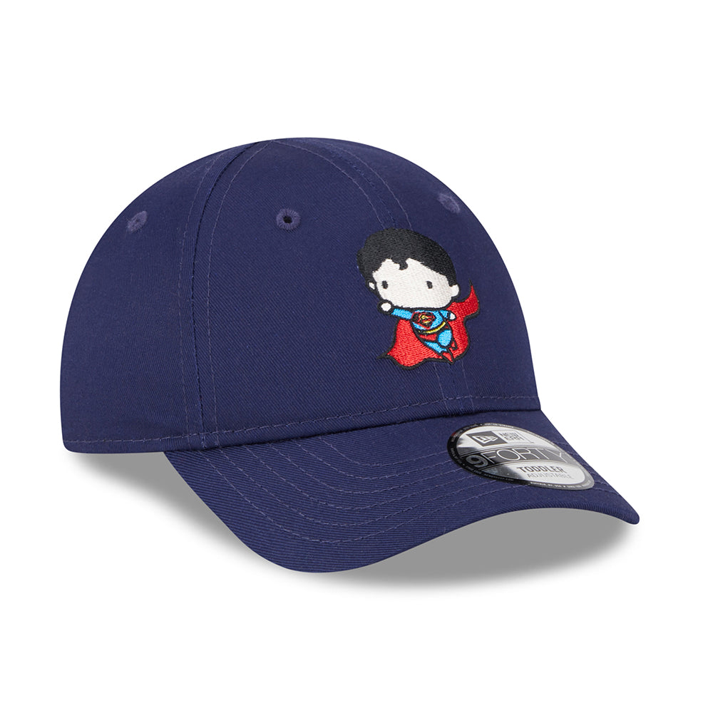 Gorra de béisbol niños 9FORTY Chibi DC Comics Superman de New Era - Azul Marino